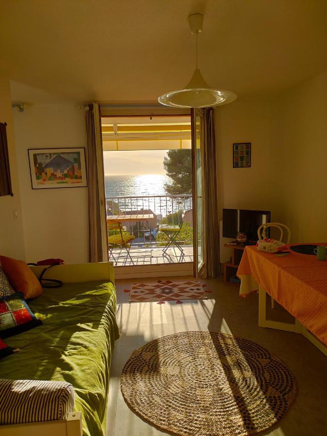 Appartement Avec Terrasse Vue Mer, Proximite Plage, Place Parking Sanary-sur-Mer Luaran gambar